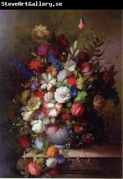 unknow artist Floral, beautiful classical still life of flowers.084